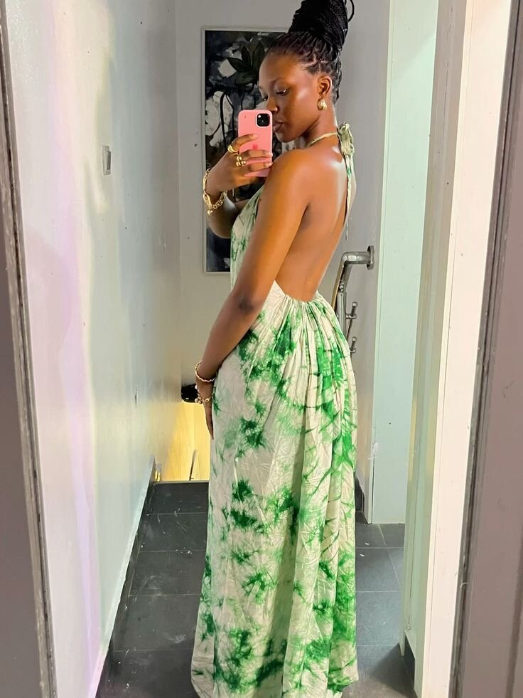 Robe élégante à manches longues