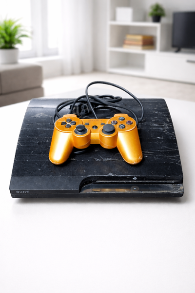 Console de jeu avec manette