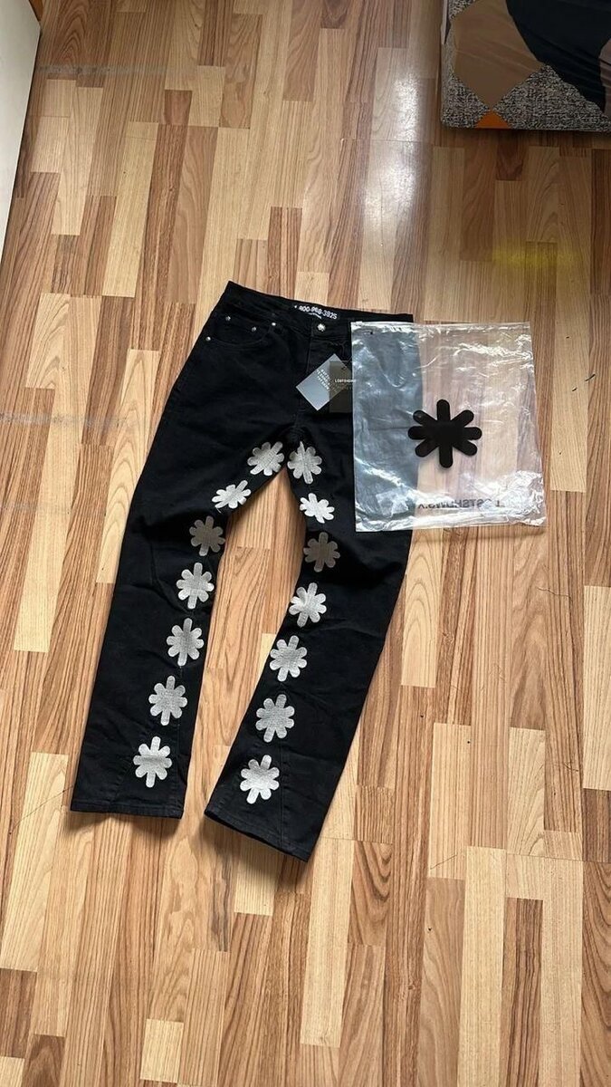 Jean brodé tendance homme