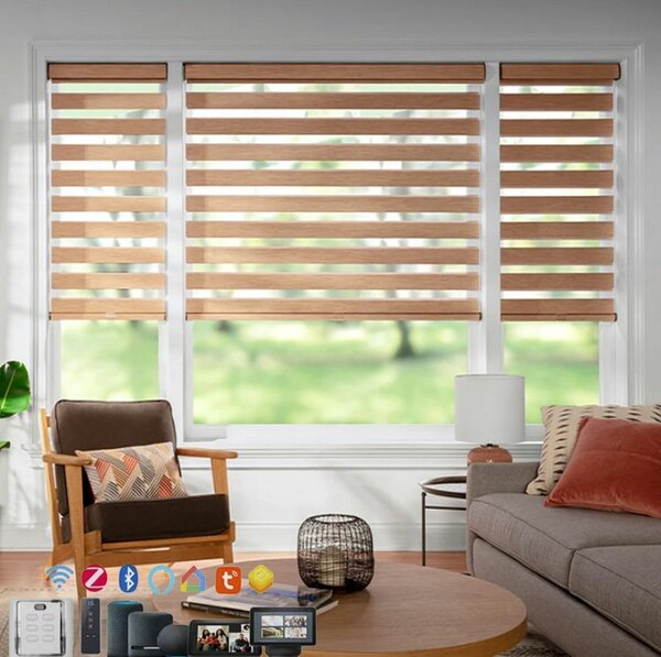 Stores vénitiens en bois pour fenêtres