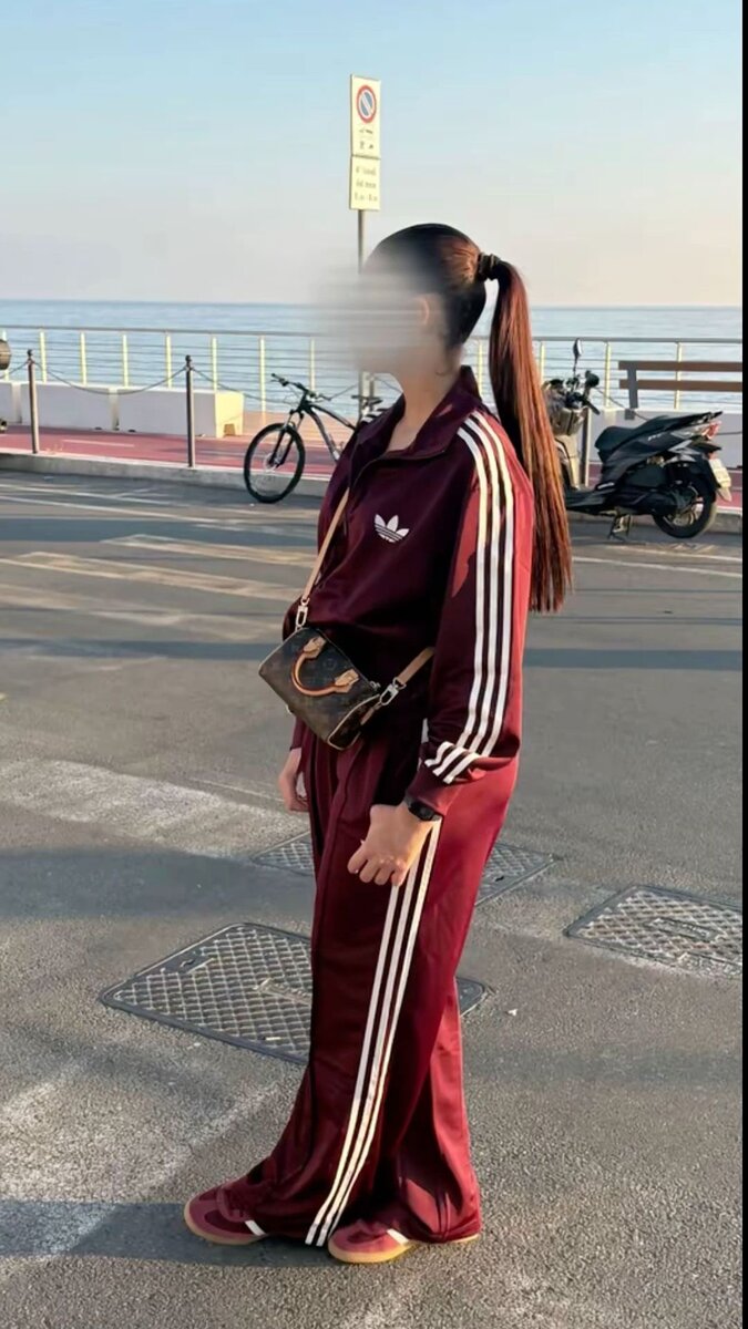 Adidas Tracksuit Bordeaux