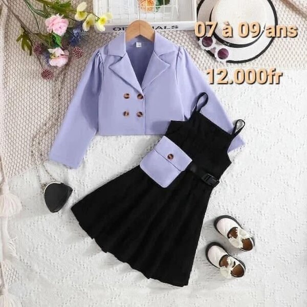 Ensemble Fille Élégant 7-9 Ans