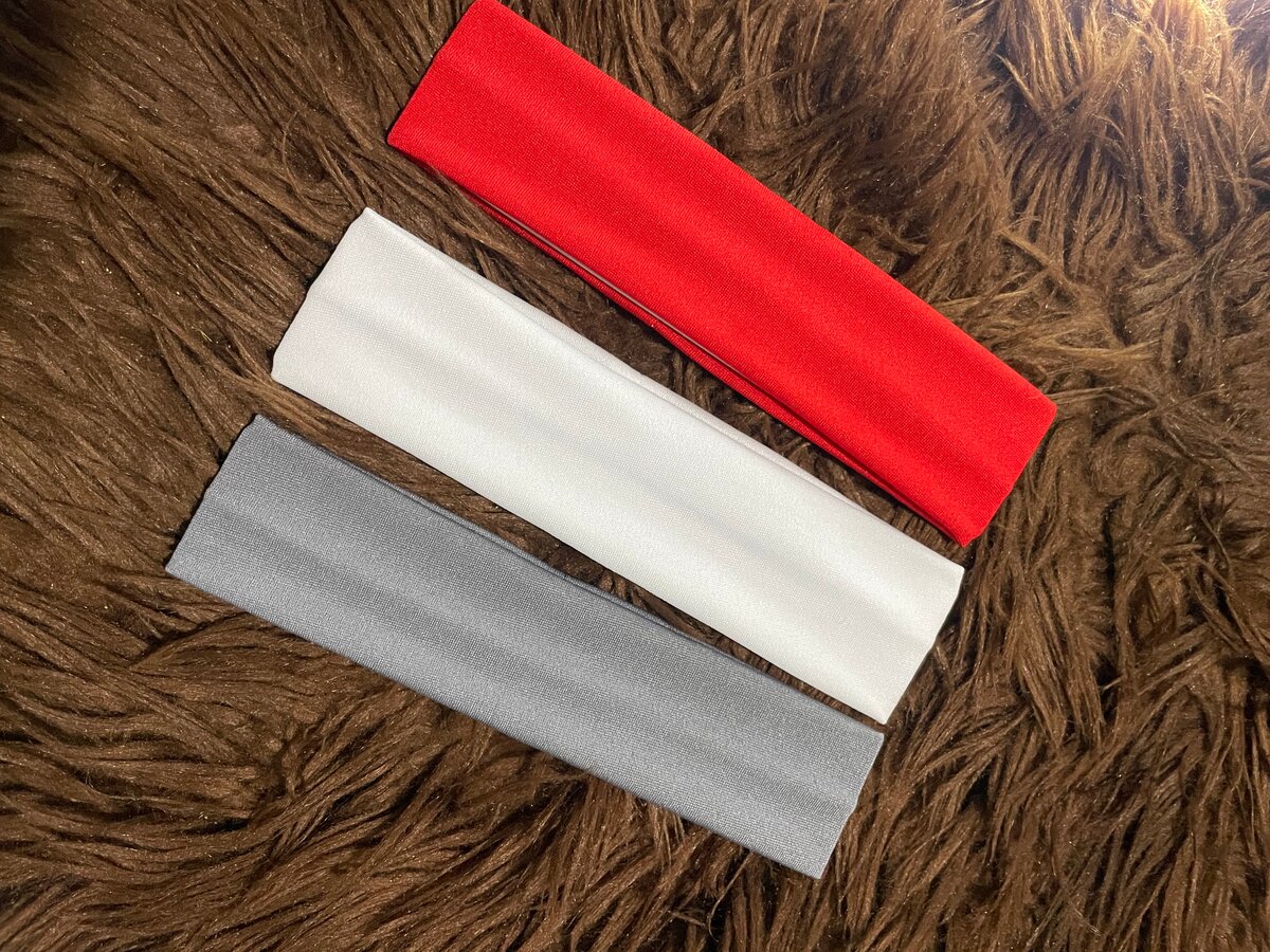 Lot de bandeaux colorés élégants