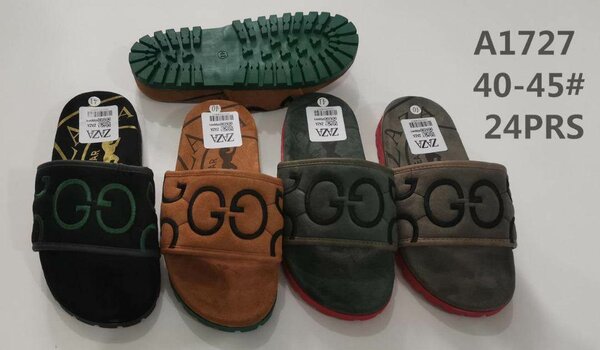 Claquettes en cuir Zaza homme