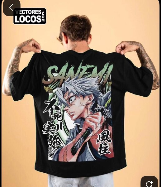 T-shirt Anime Manga pour Homme