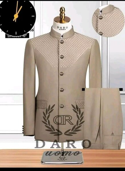 Costume homme beige élégant