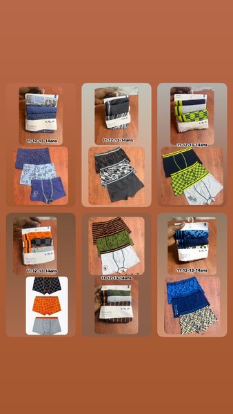 Lot de 3 Boxers pour enfants