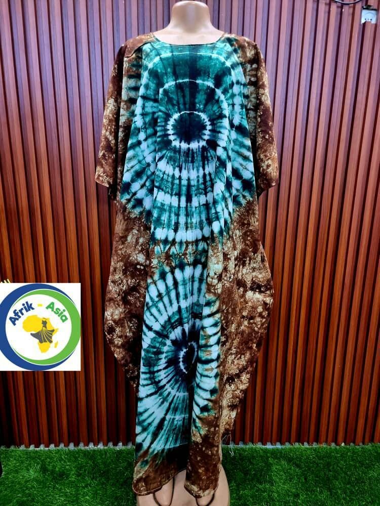 Robe Caftan Tie-Dye Bohème