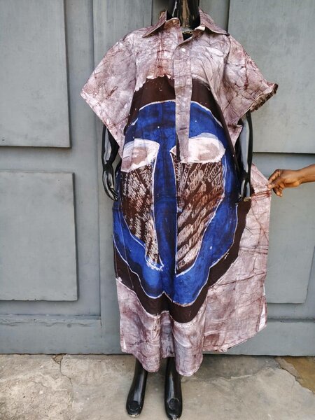 Boubou bassam avec col