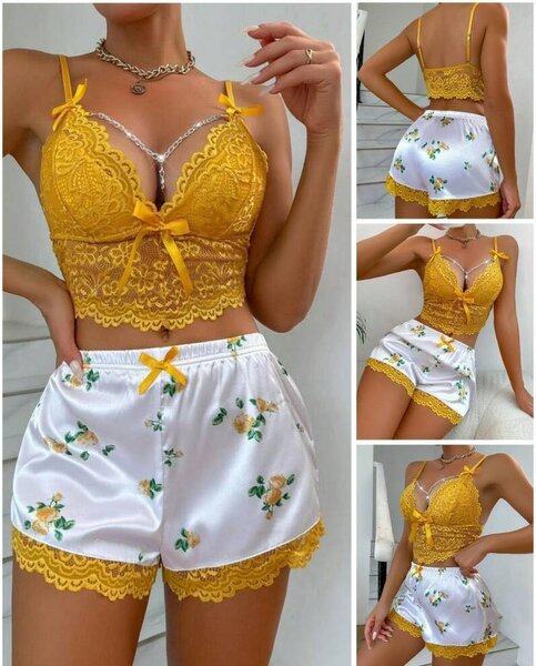 Ensemble lingerie dentelle femme