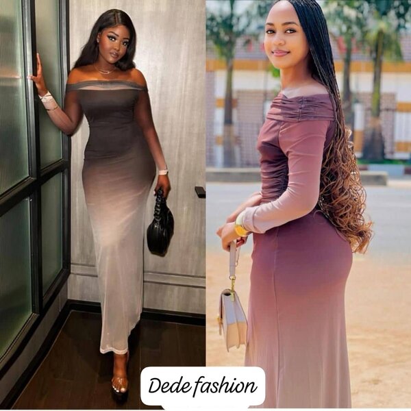 Robe dégradée élégante