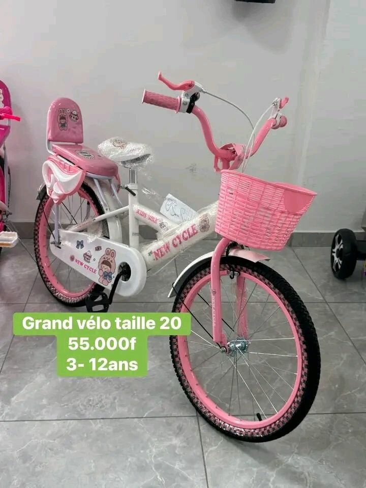 Vélo Enfant Rose 20"