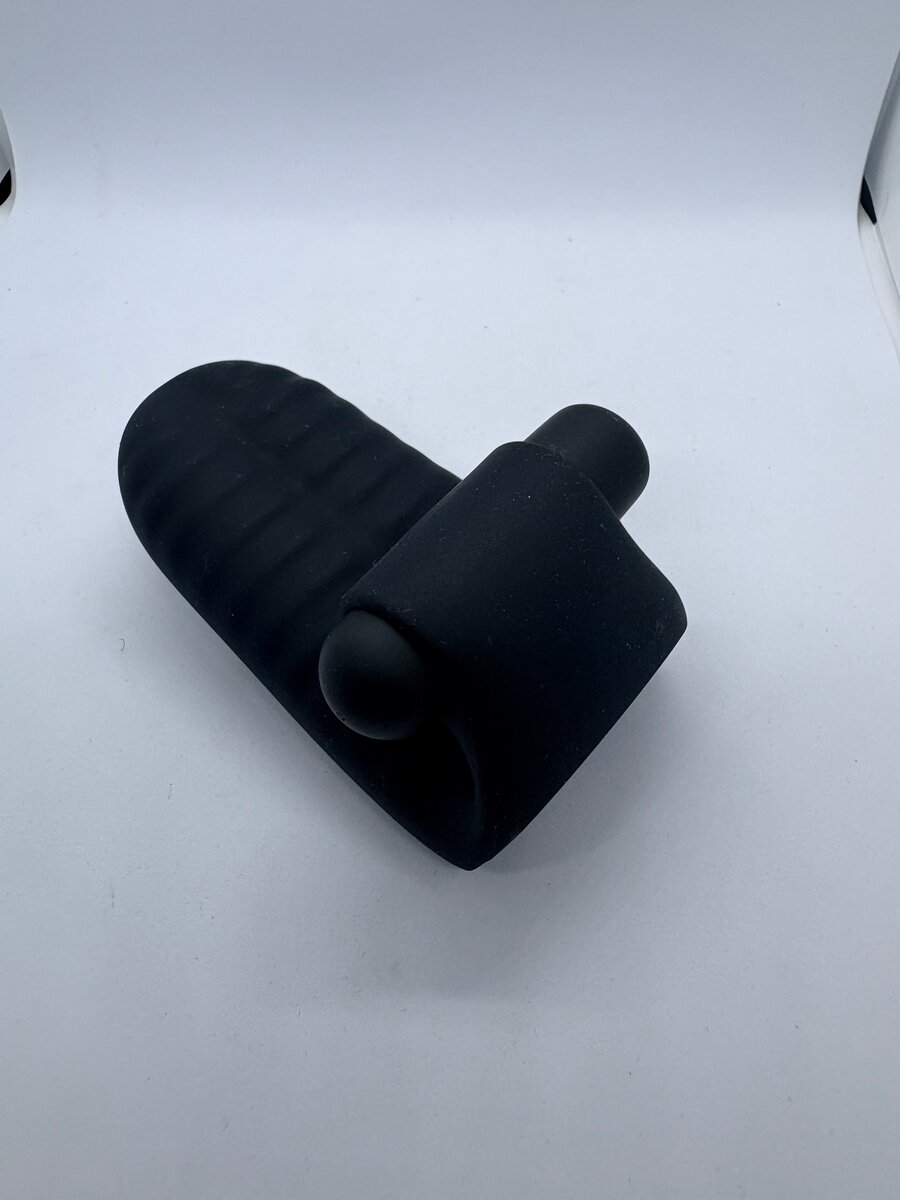 Anneau vibrant silicone noir