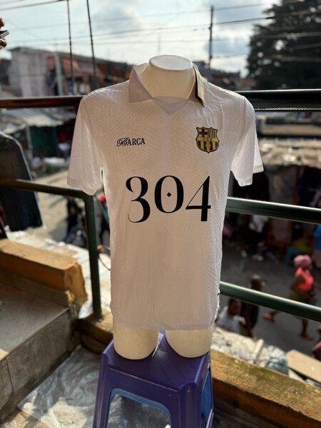 Maillots de Football Blanc et Noir