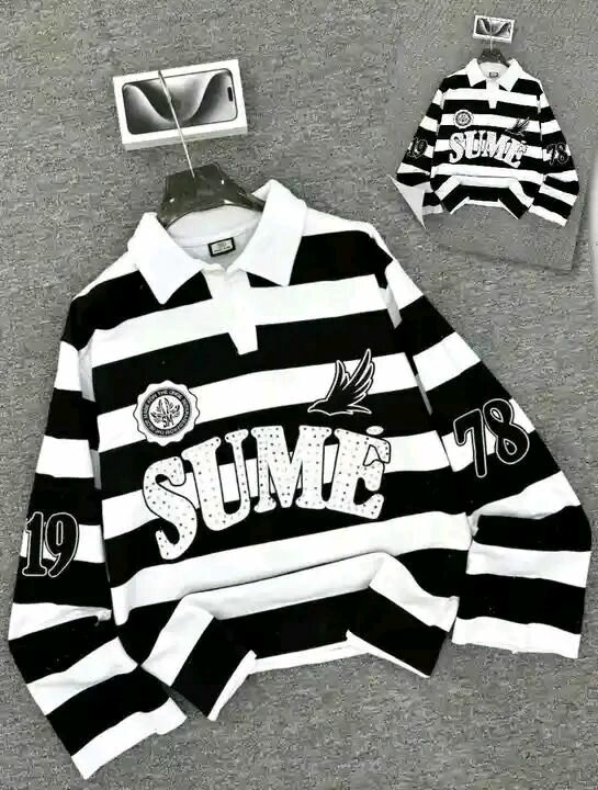 Sweat à capuche SUME rayé