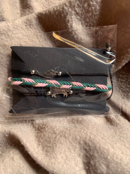 Bracelets en corde tressée