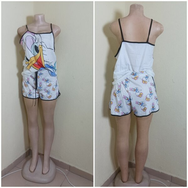 Pyjama court en coton