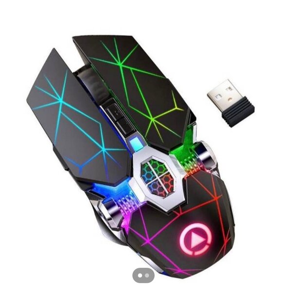 Souris gaming sans fil RGB