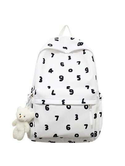 Sac à dos avec motif chiffres