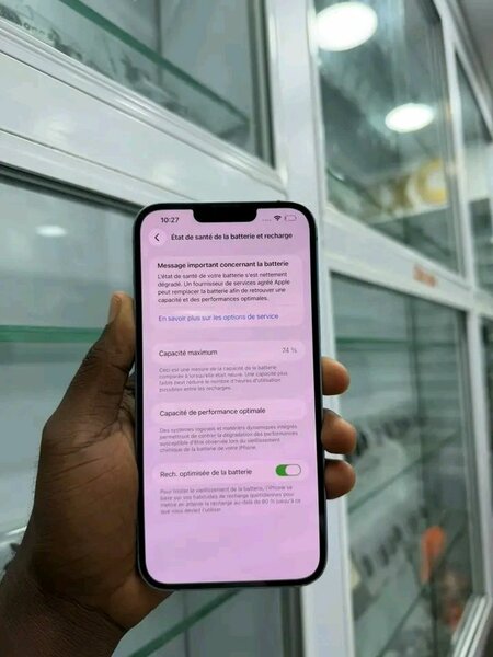 iPhone reconditionné bleu