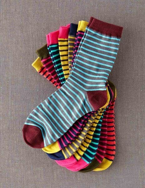 Lot de chaussettes colorées