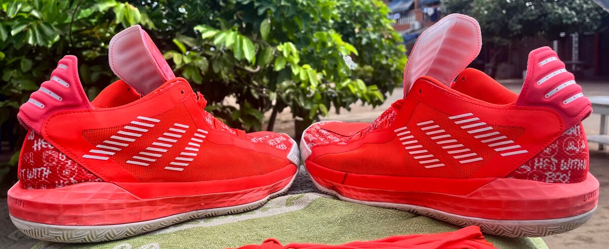 *adidasDame 6 Shoes - Orange*