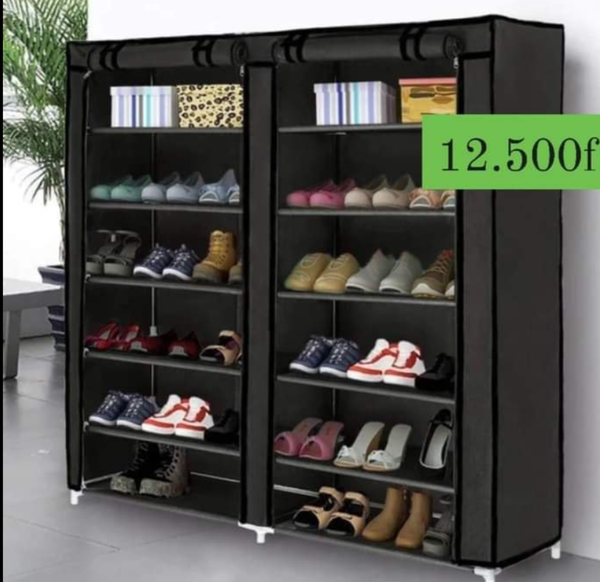 Étagère de chaussures à 12niveaux