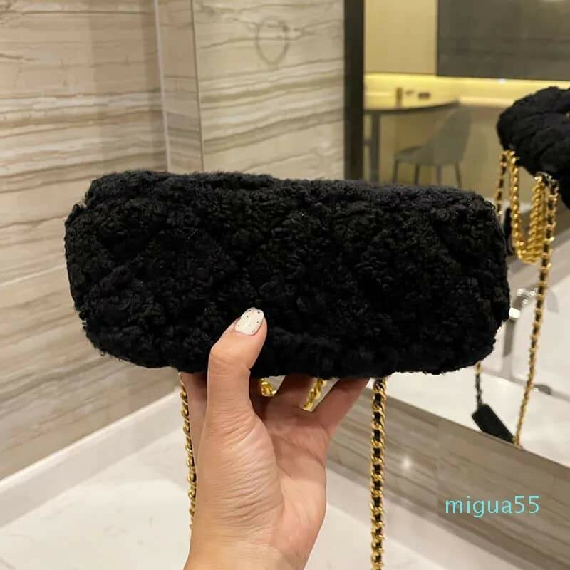 BLUT TWEED 19 FLAP SATCHEL WITH CHAIN STRAP