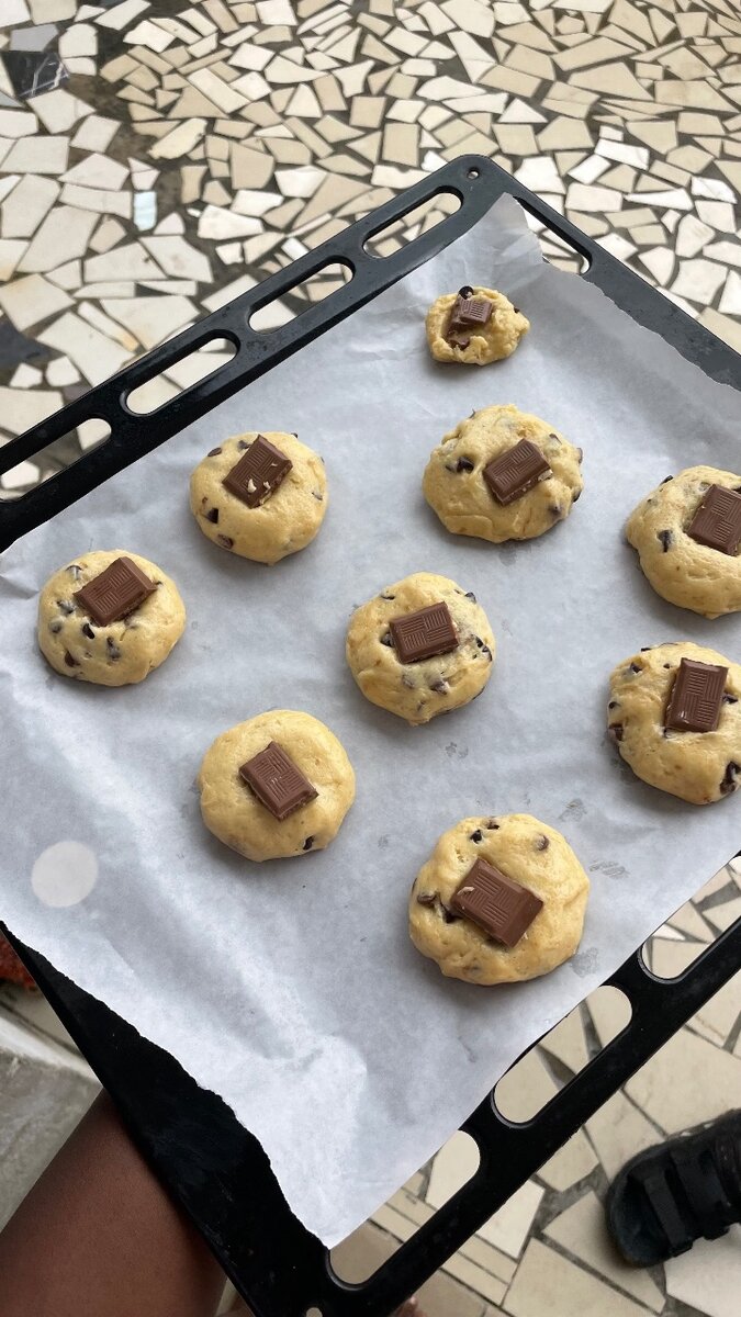 Cookies au chocolat fondant