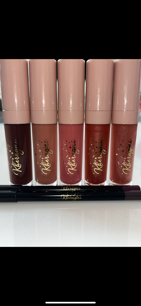 5 gloss + 2 crayons à lèvres