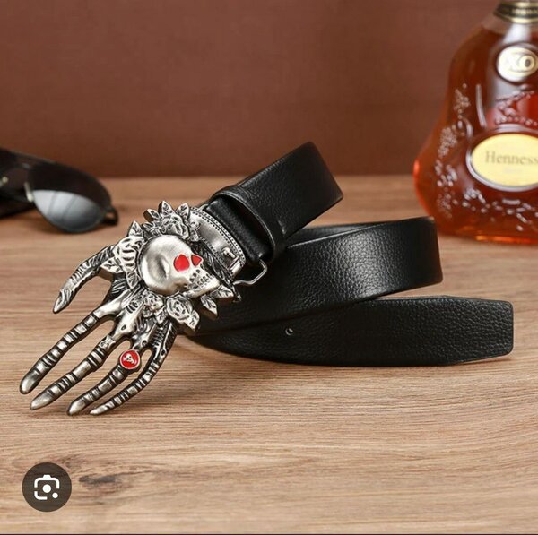 Ceinture Crâne Tête de Mort