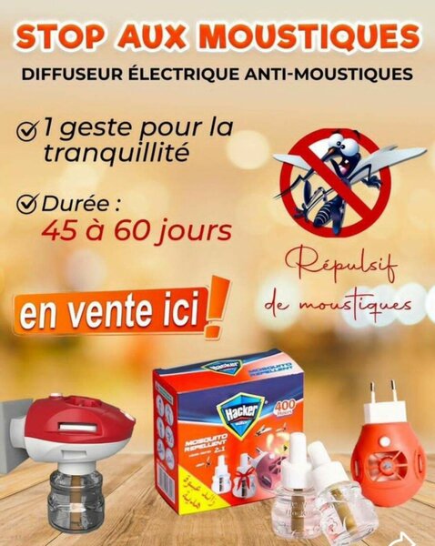 Diffuseur Anti-Moustiques Électrique
