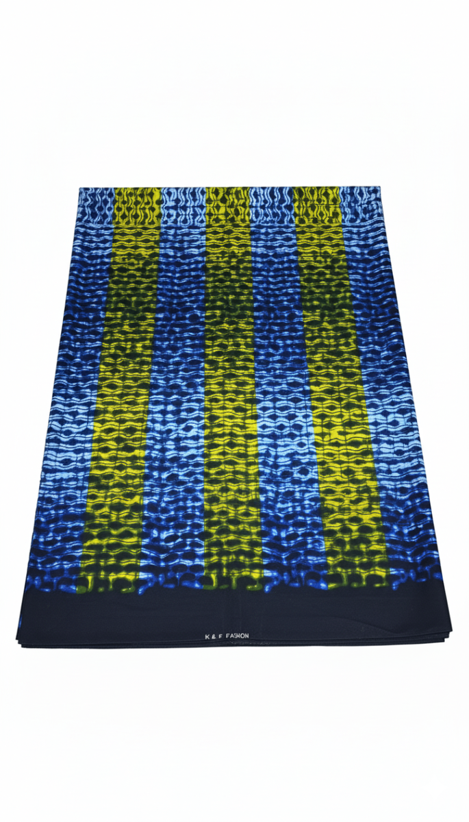 Tissu Wax Coloré en Coton