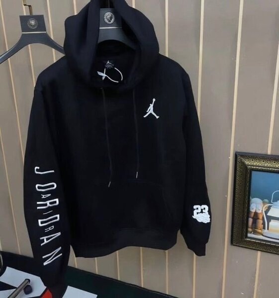 Sweat à Capuche Jordan Noir