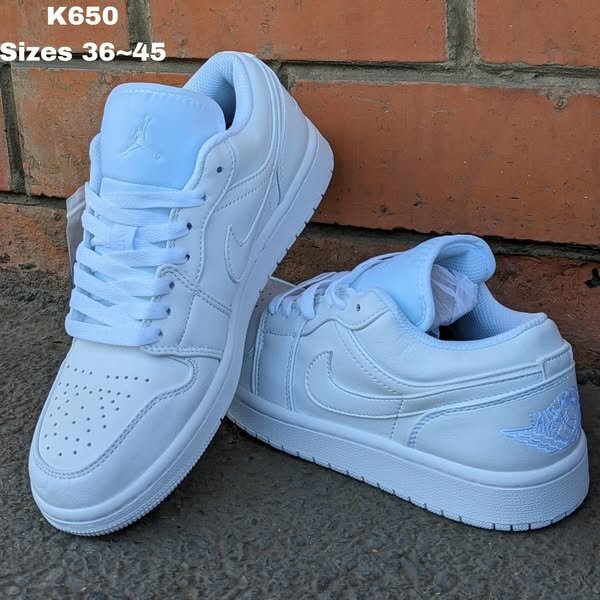 White Nike sneakers