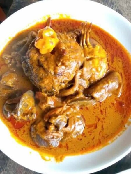 Délicieux plat de curry africain