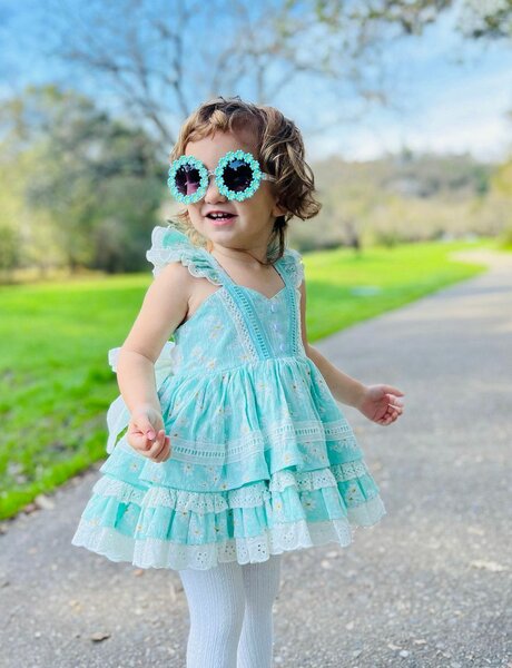 Lunettes de soleil fleurs enfant