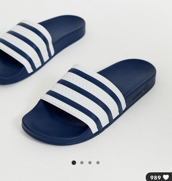 Sandales de plage bleu marine