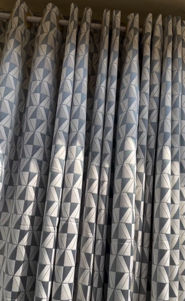 Reversible blackout curtains