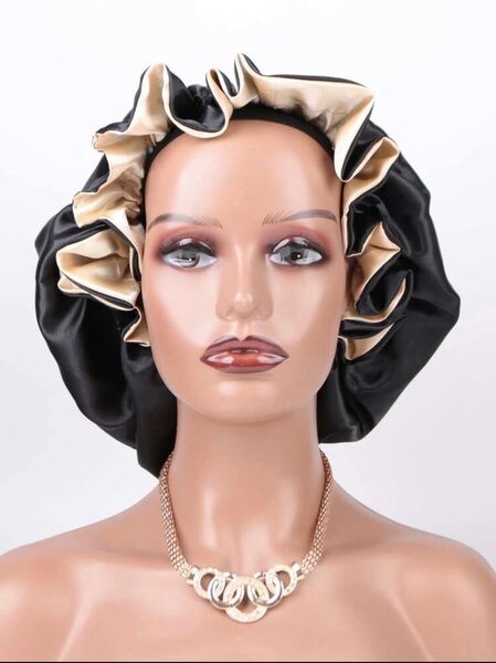 Satin hair bonnet