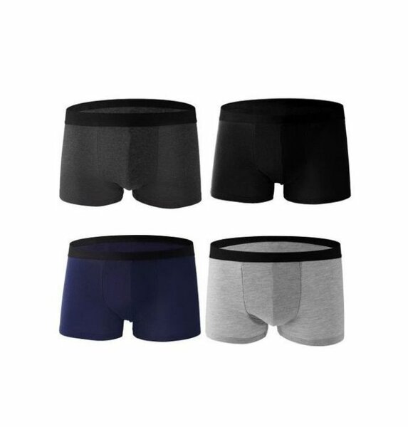 4 piece underwear boxers panties multiple colors