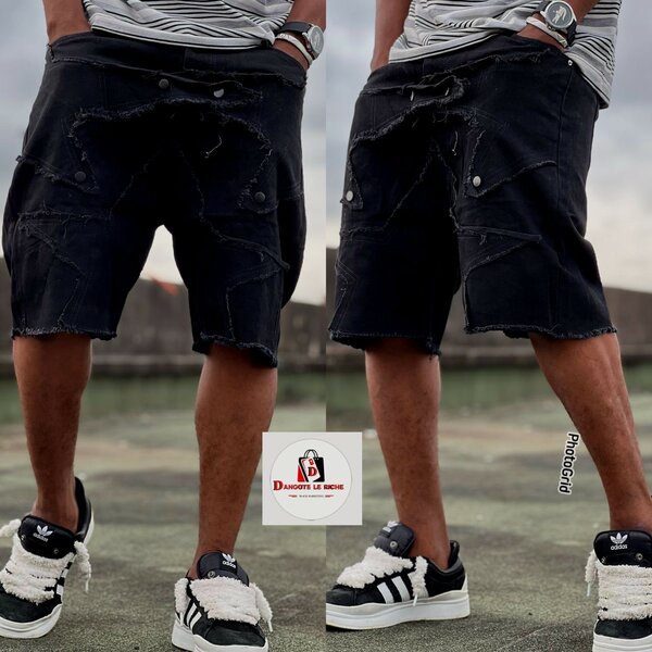 Short décontracté en denim