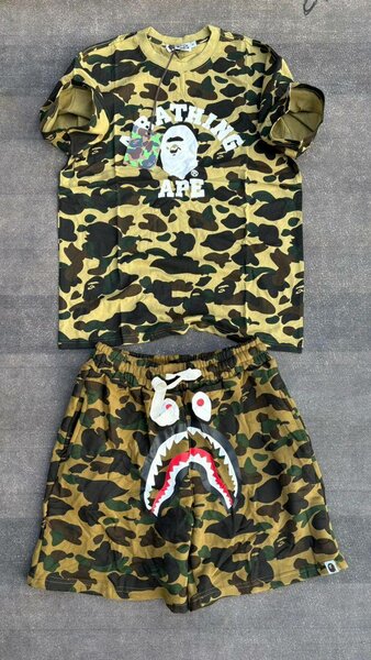 Ensemble T-shirt et Short Camo
