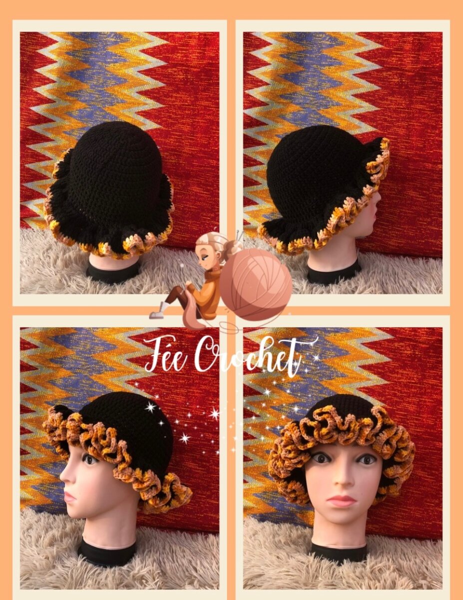 Chapeau En Crochet Coloré