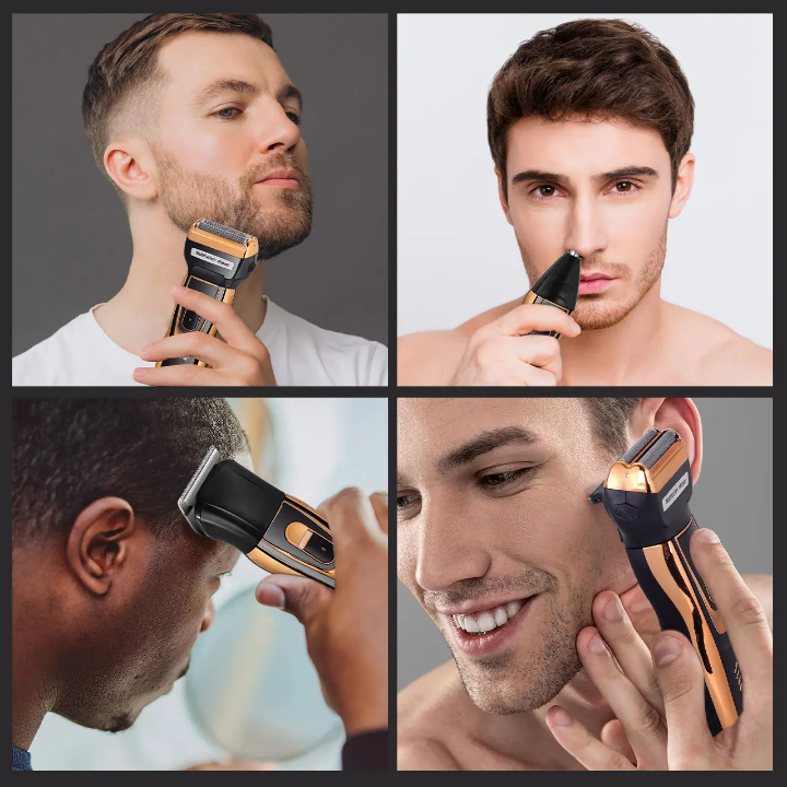 Rasoir Électrique 3-en-1 Multifonction