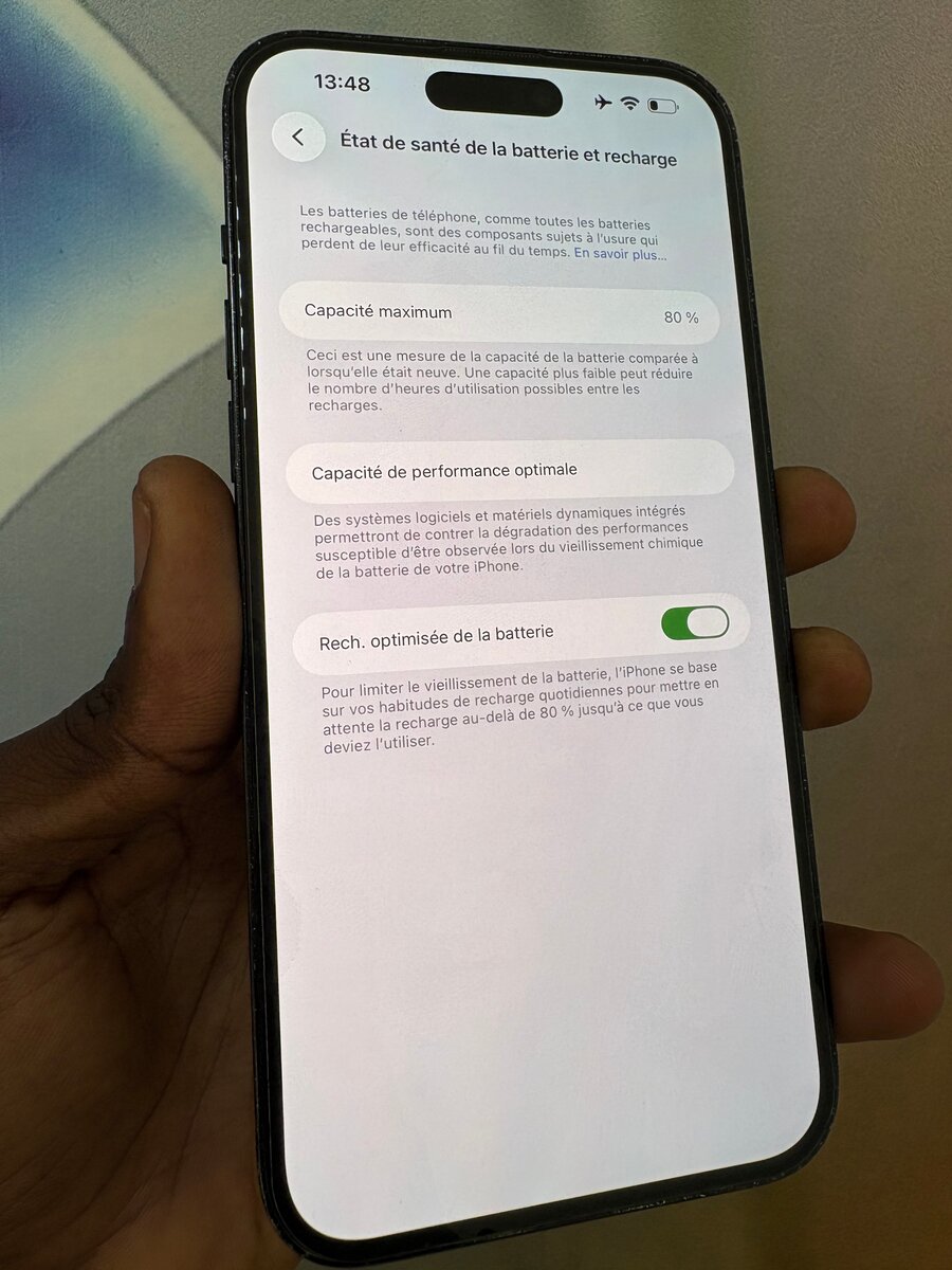 Apple iPhone 13 Pro Max occ