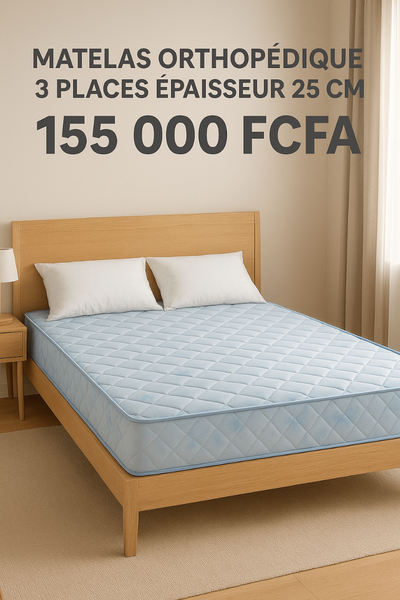 Matelas Orthopédique 3 Places