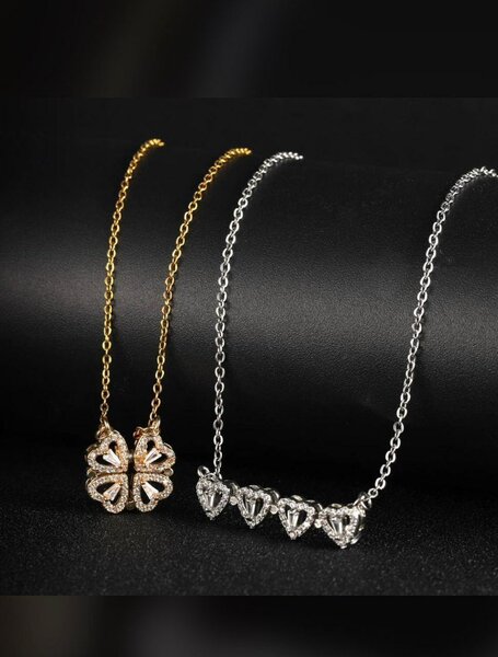 Elegant Heart Pendant Necklaces