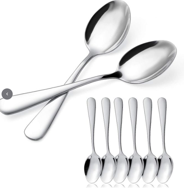 Gm Cuillère à Café 12 Pièces Acier Inoxydable