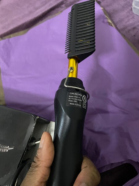 Peigne Chauffant Électrique